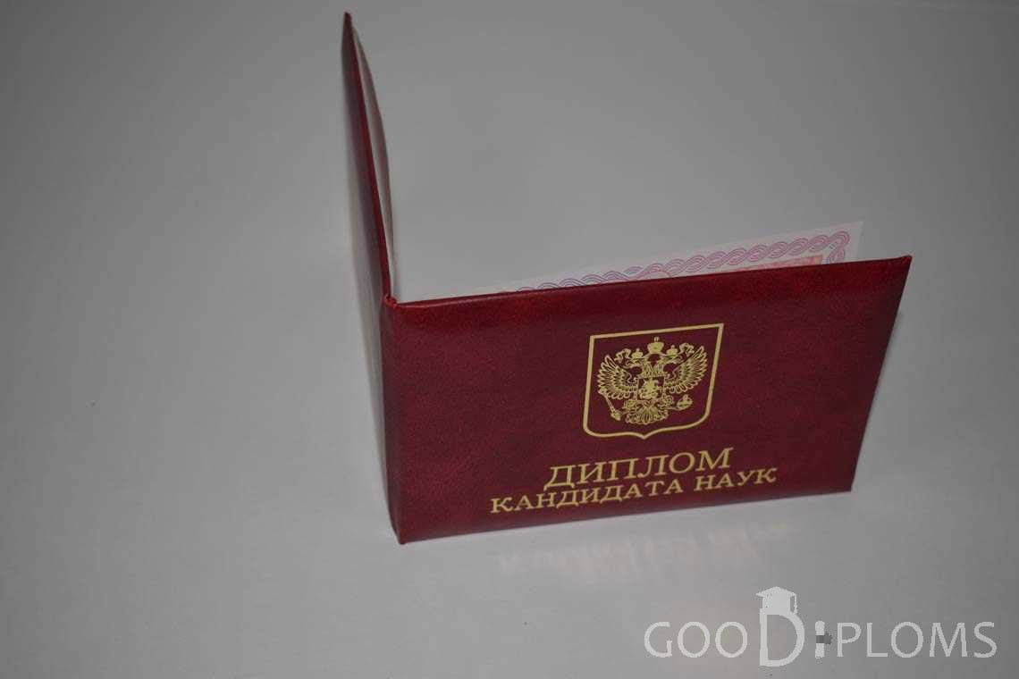 Диплом Кандидата Наук - Обратная Сторона период выдачи 2013-2016 -  Ангарск