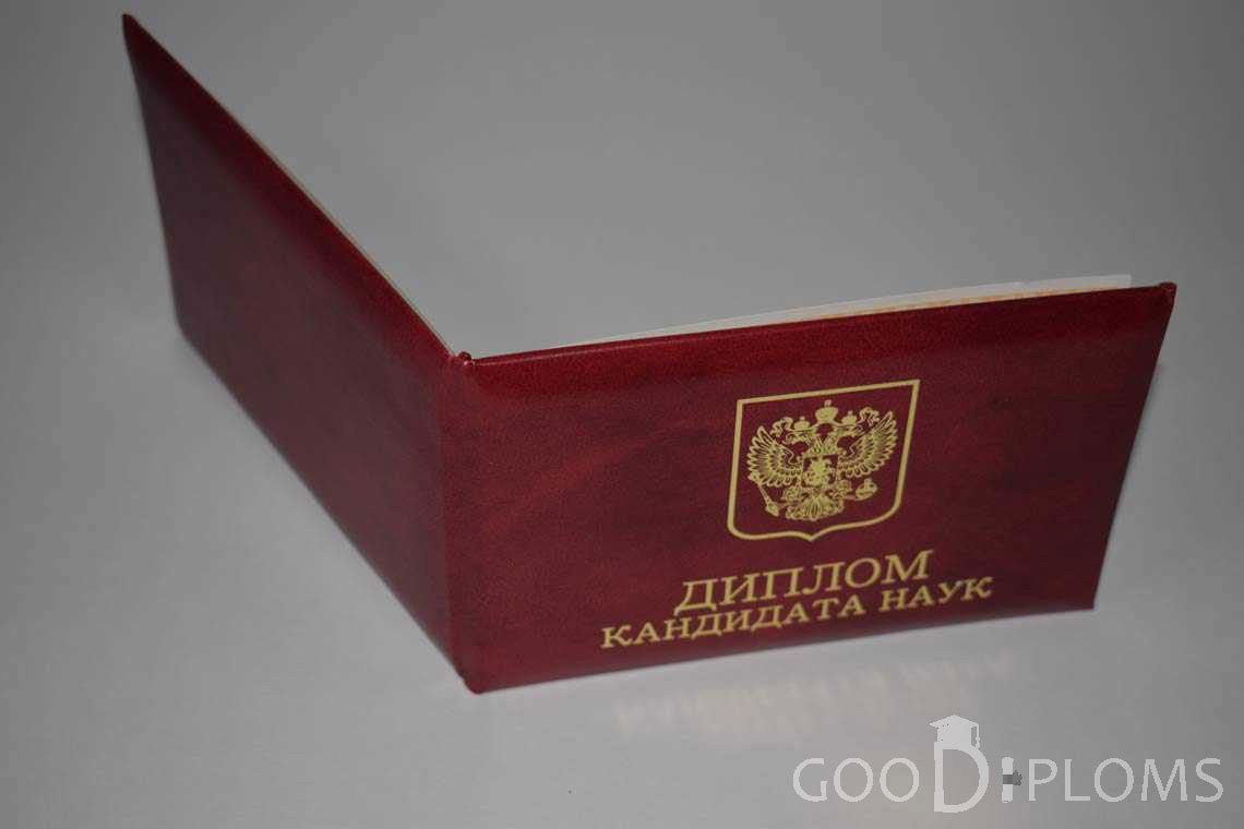 Диплом Кандидата Наук - Обратная Сторона период выдачи 2017-2020-  Ангарск
