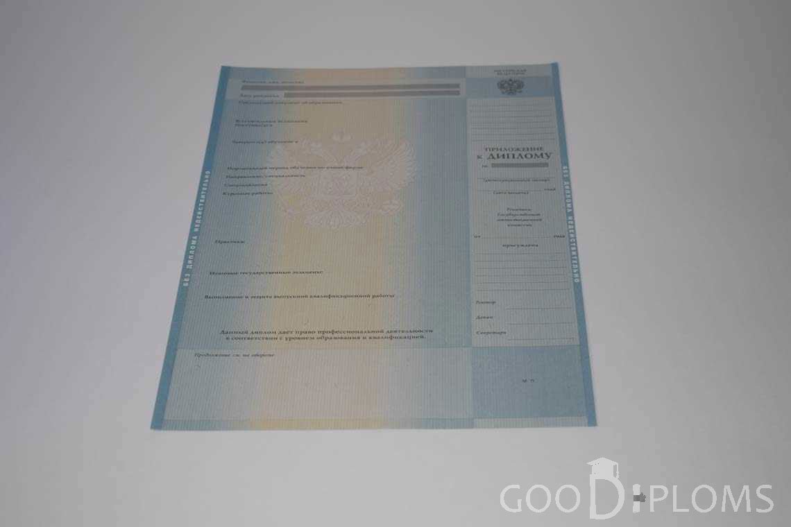 Приложение к Диплому о Высшем Образовании с Отличием - Ангарск